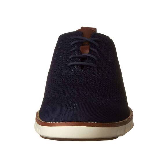 NEW COLE HAAN men\'s zerogrand stitchlite oxford in marine blue main image 4